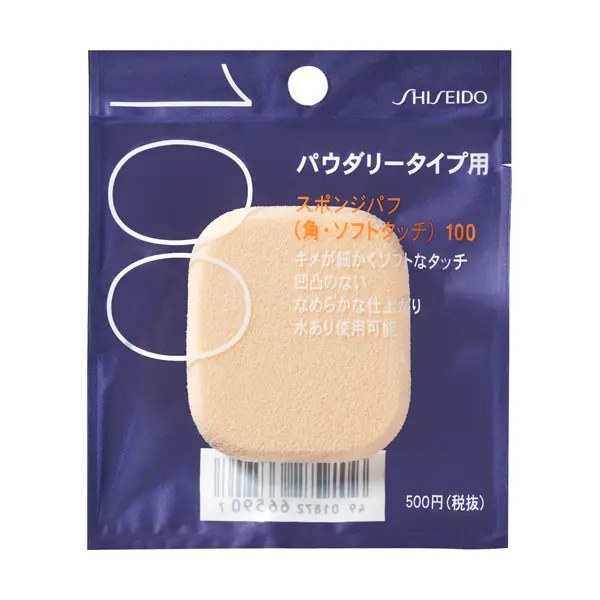 国産品 スポンジパフ パフ ・ （角・ソフトタッチ）100｜スポンジ メイク道具・化粧小物
